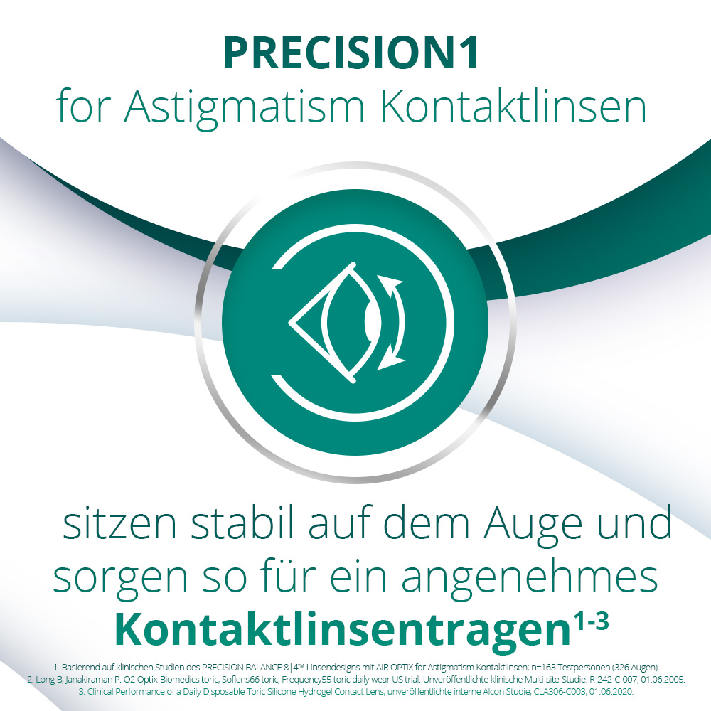 PRECISION1 for Astigmatism - 90 Tageslinsen - marketing