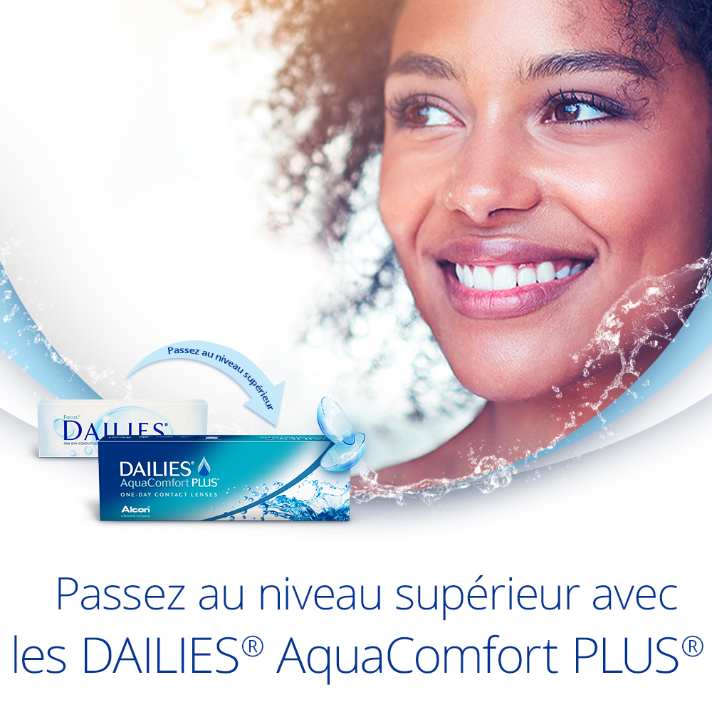 Focus DAILIES All Day Comfort - 90 lentilles journalières - marketing