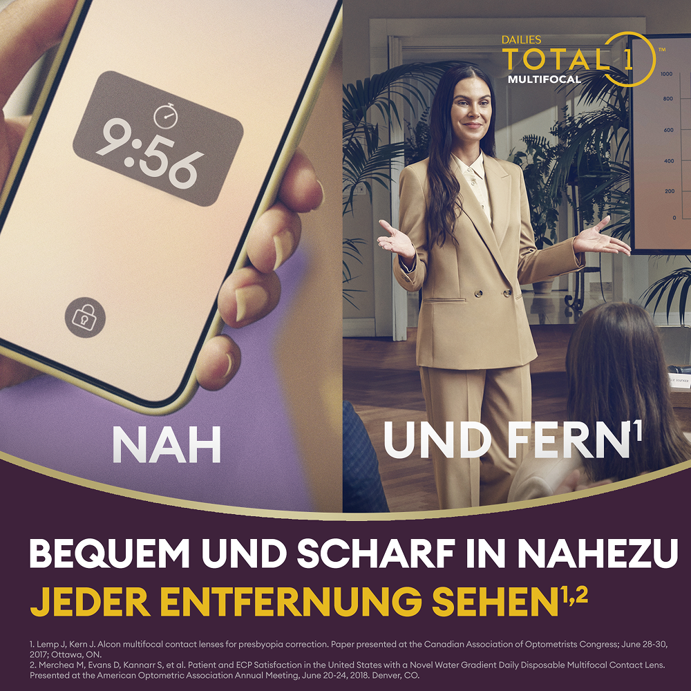 DAILIES TOTAL1 Multifocal - 90 Tageslinsen - marketing