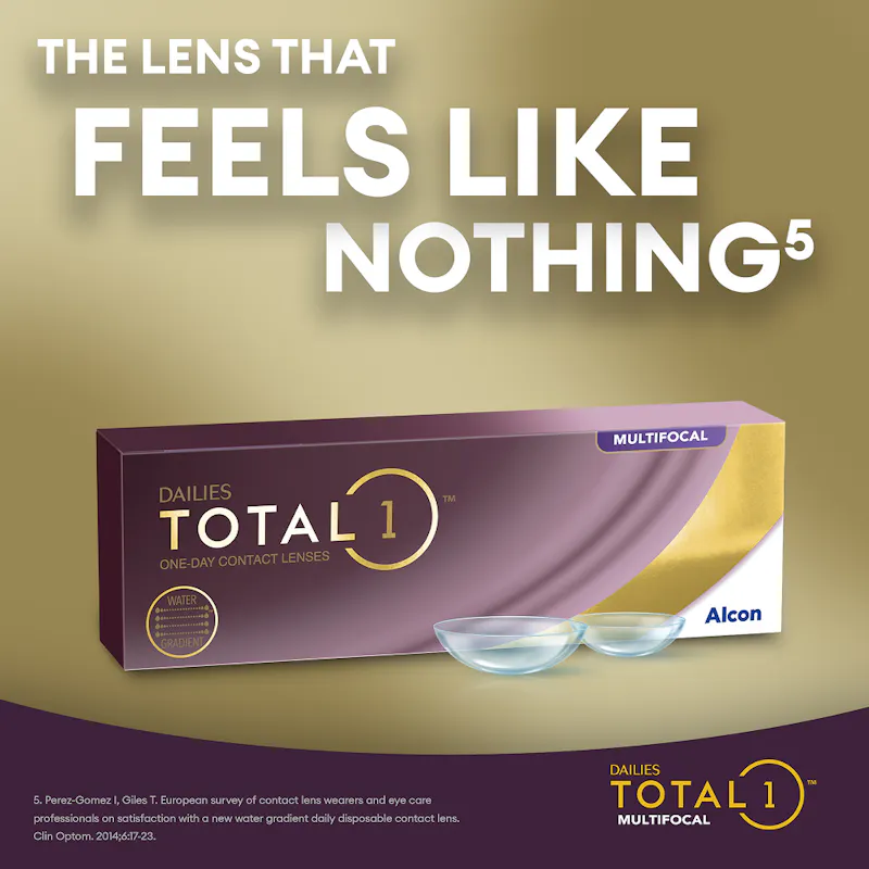 DAILIES TOTAL1 Multifocal - 30 daily lenses - marketing