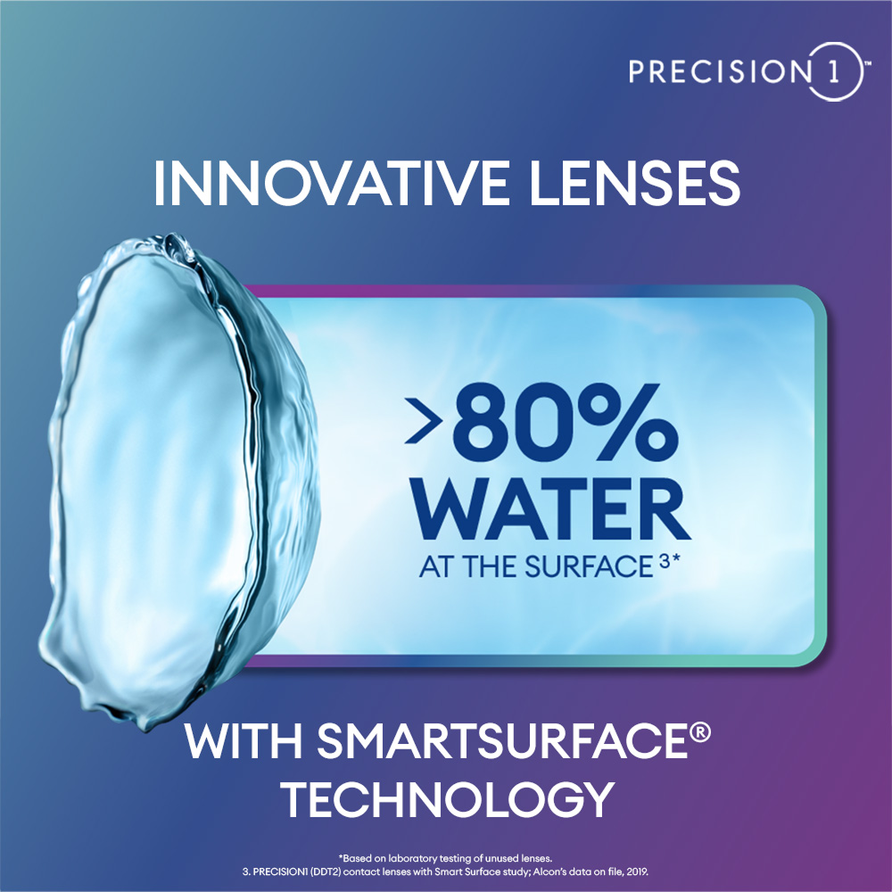 PRECISION1 - 90 daily lenses - marketing