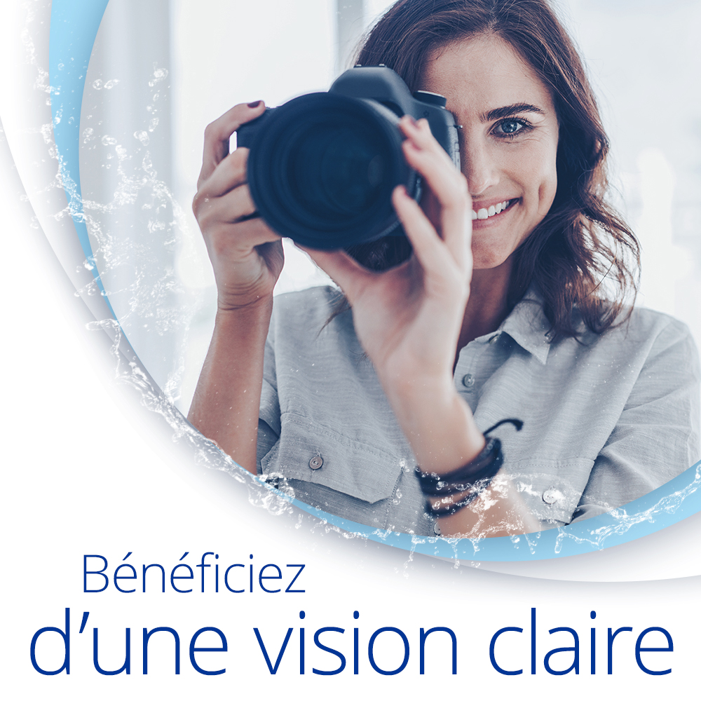 Focus DAILIES All Day Comfort - 90 lentilles journalières - marketing
