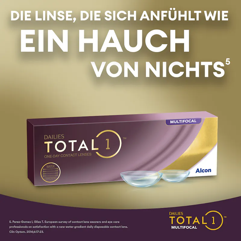 DAILIES TOTAL1 Multifocal - 90 Tageslinsen - marketing