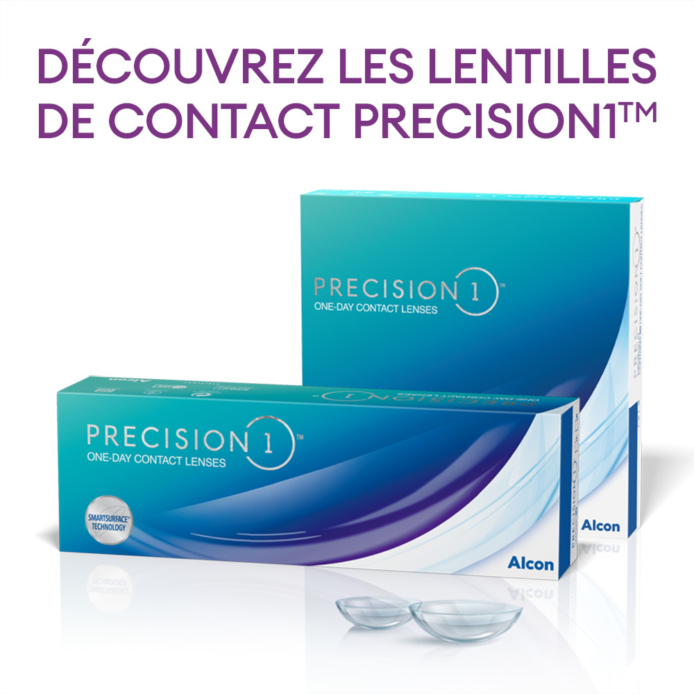 PRECISION1 - 90 lentilles journalières - marketing