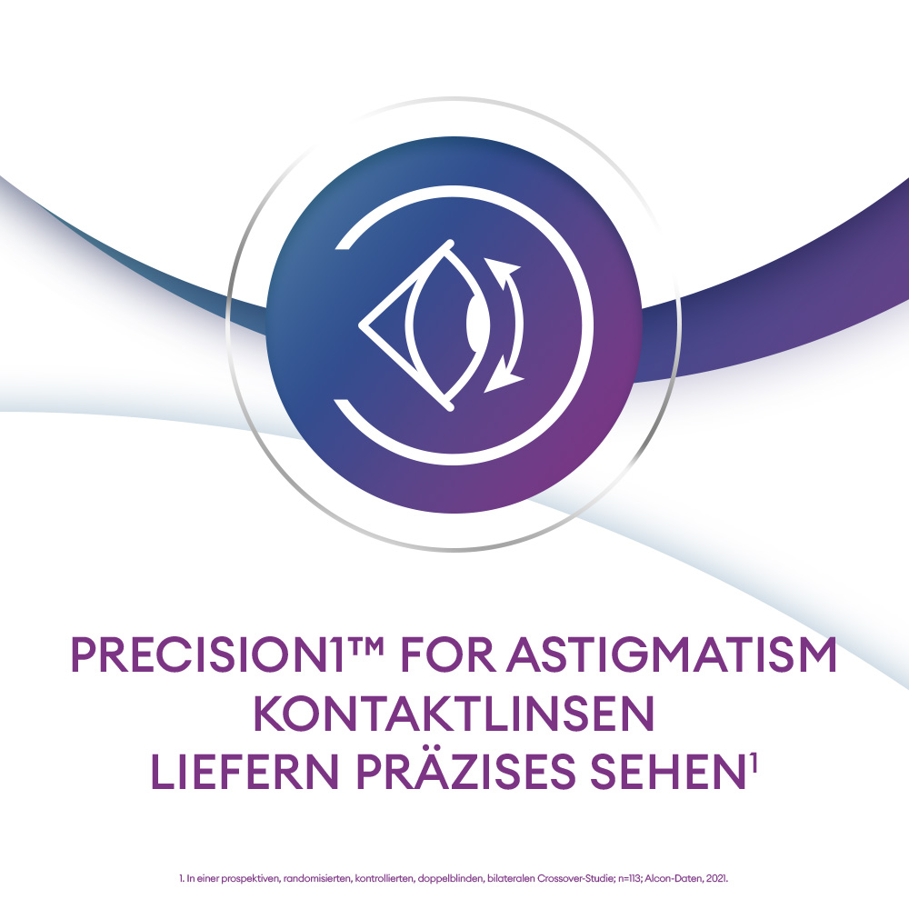 PRECISION1 for Astigmatism - 90 Tageslinsen - marketing