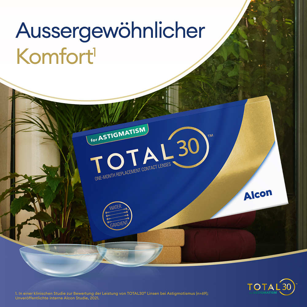 TOTAL30 for Astigmatism - 6 Monatslinsen - marketing