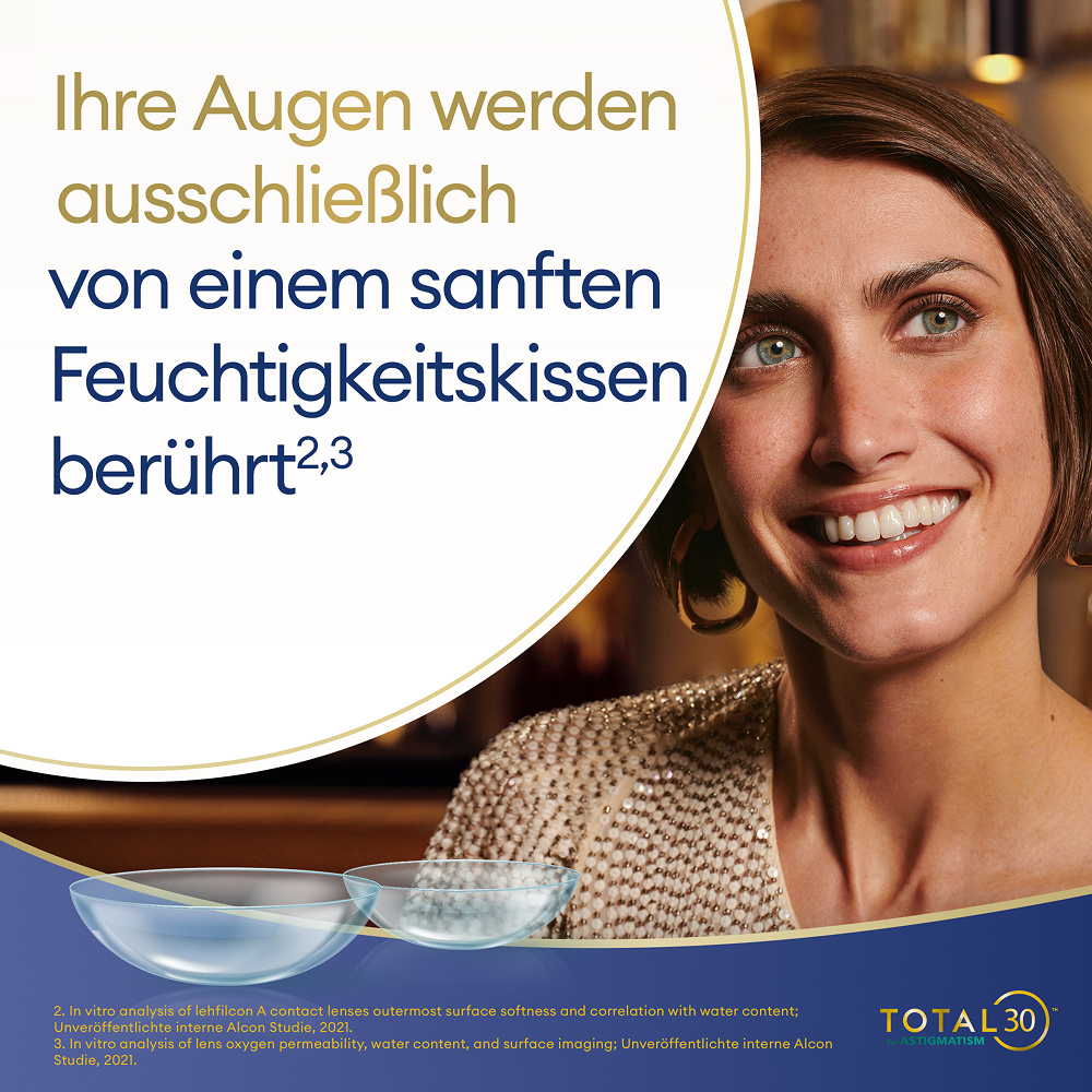 TOTAL30 for Astigmatism - 6 Monatslinsen - marketing
