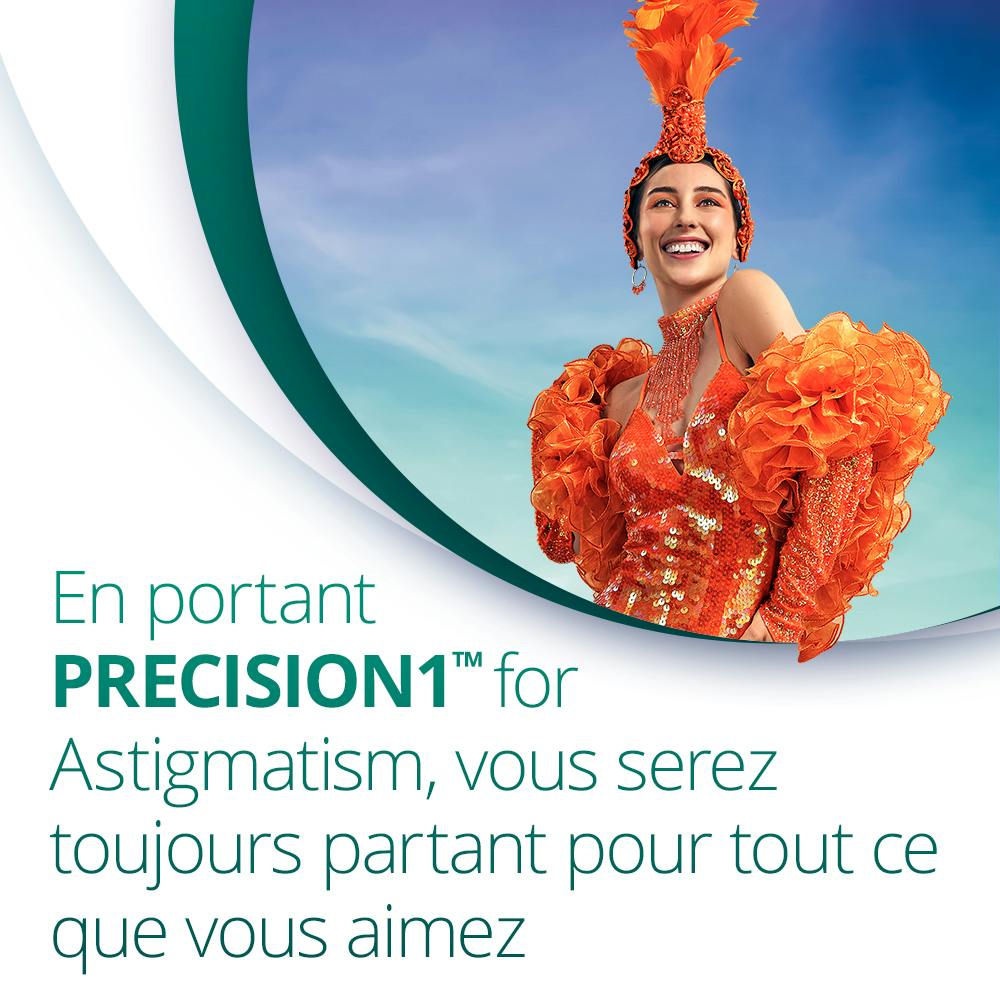 PRECISION 1 for Astigmatism -30 marketing