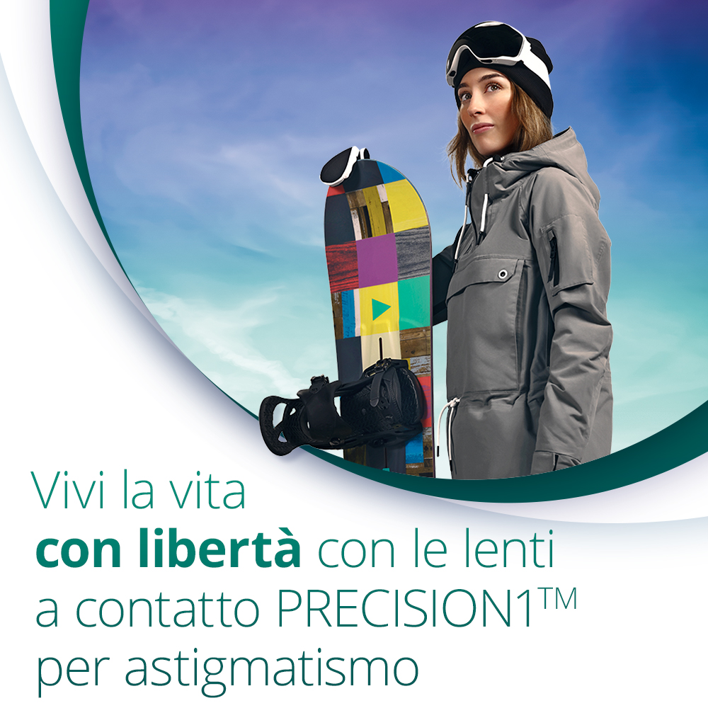 PRECISION1 for Astigmatism - 90 lenti giornaliere - marketing