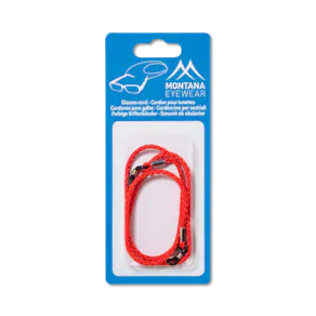 Montana Eyewear cord for glasses Red
