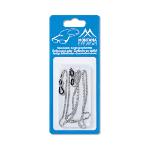 Montana Eyewear cord of beads for glasses Silver