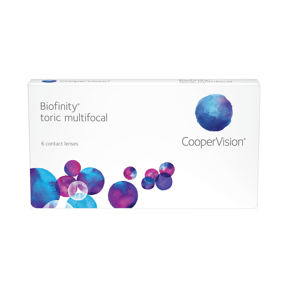 Biofinity Toric Multifocal - 6 lentilles mensuelles 