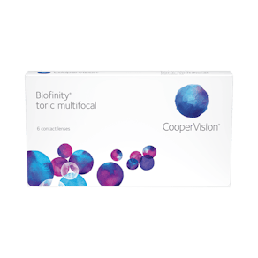 Biofinity toric multifocal - 6 lentilles mensuelles