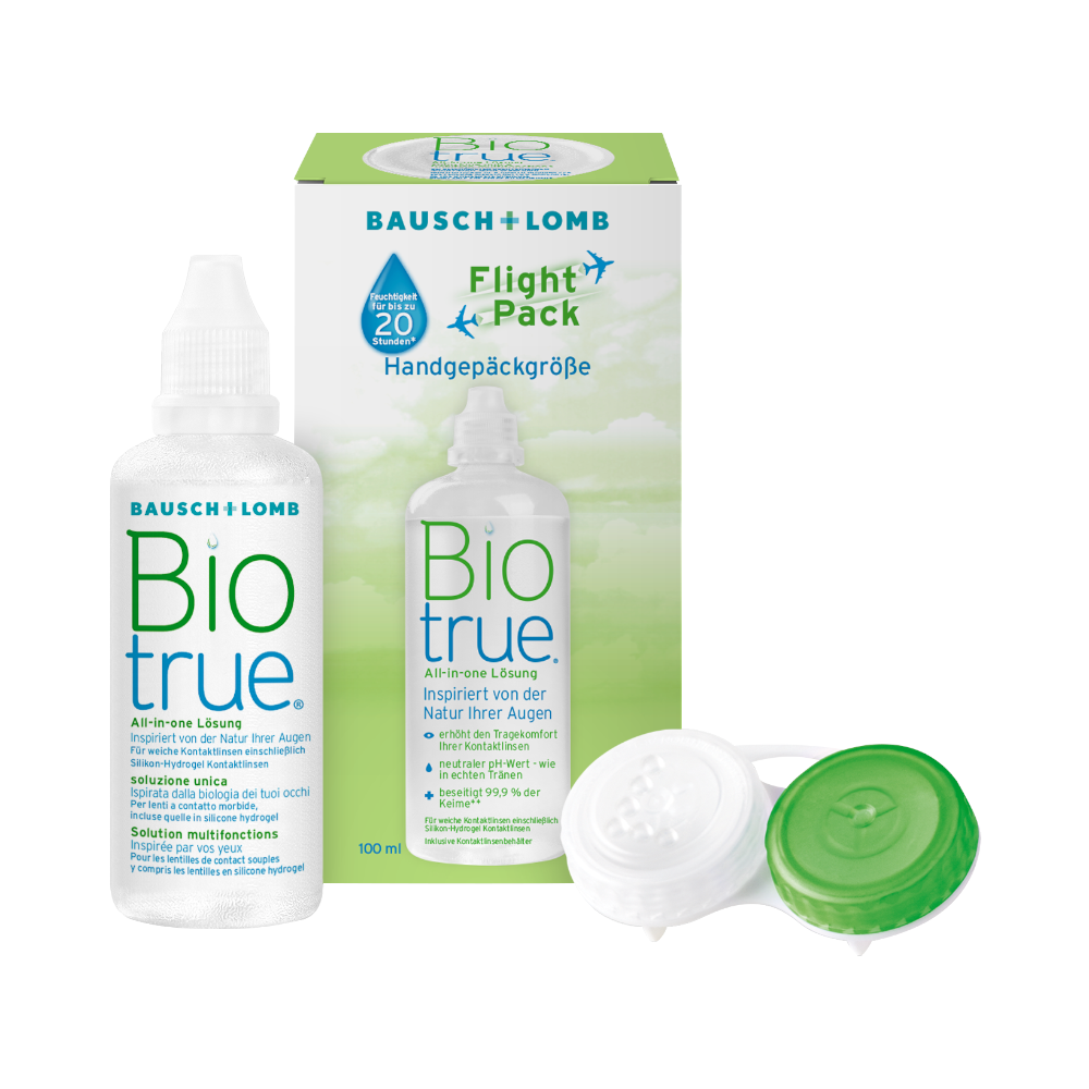 Biotrue All-in-one - 100ml + étui pour lentilles