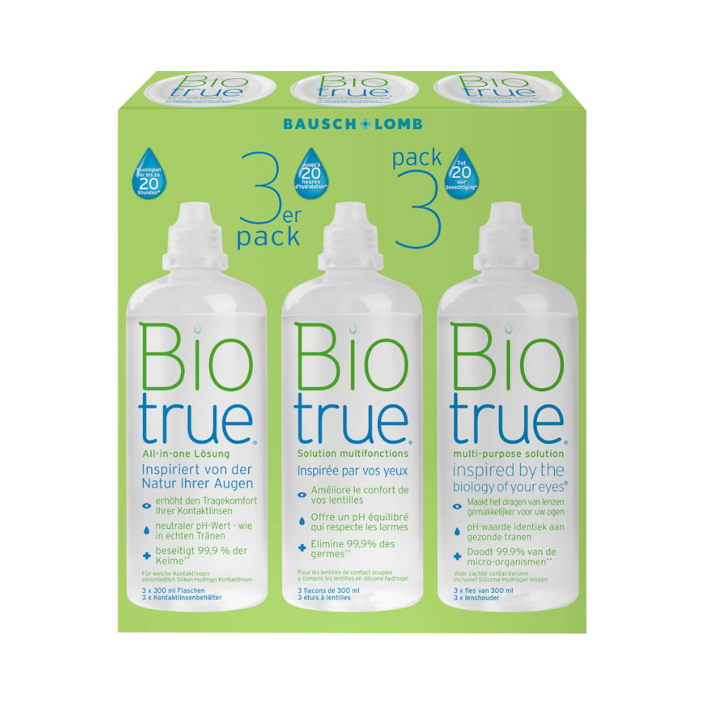 Bausch+Lomb Biotrue 3 x 300ml 7391899858180