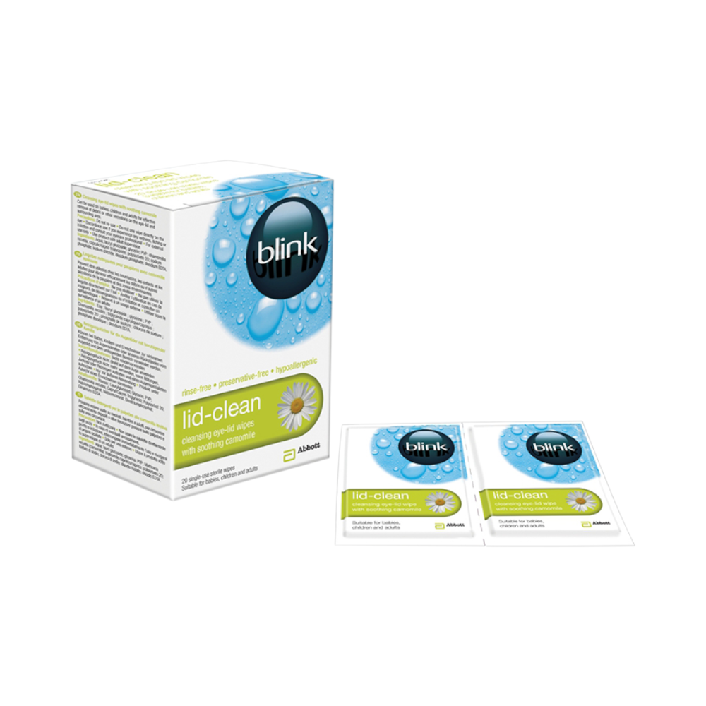 Blink Lid-Clean - 20 Lid Wipes