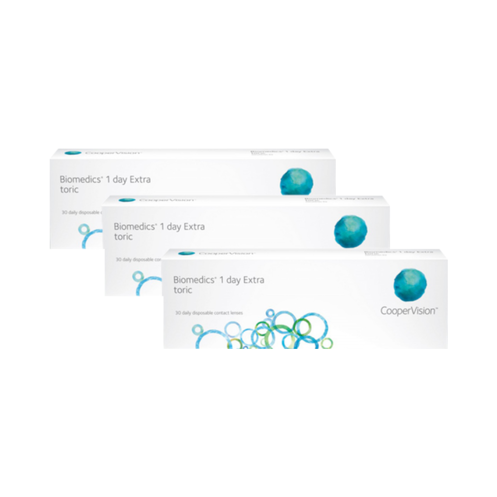 Biomedics 1 day Extra toric - 90 daily lenses