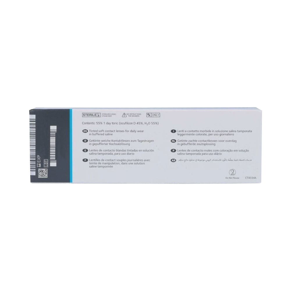 Biomedics 1 day Extra toric - 90 daily lenses