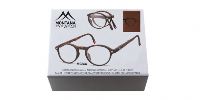 Montana Eyewear Klappbare Lesebrillen Clever havanna BOX66A