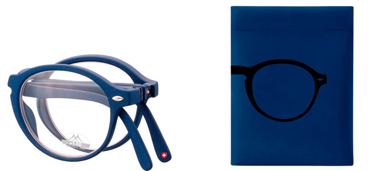 Montana Eyewear Occhiali da lettura pieghevoli Clever blu BOX66B