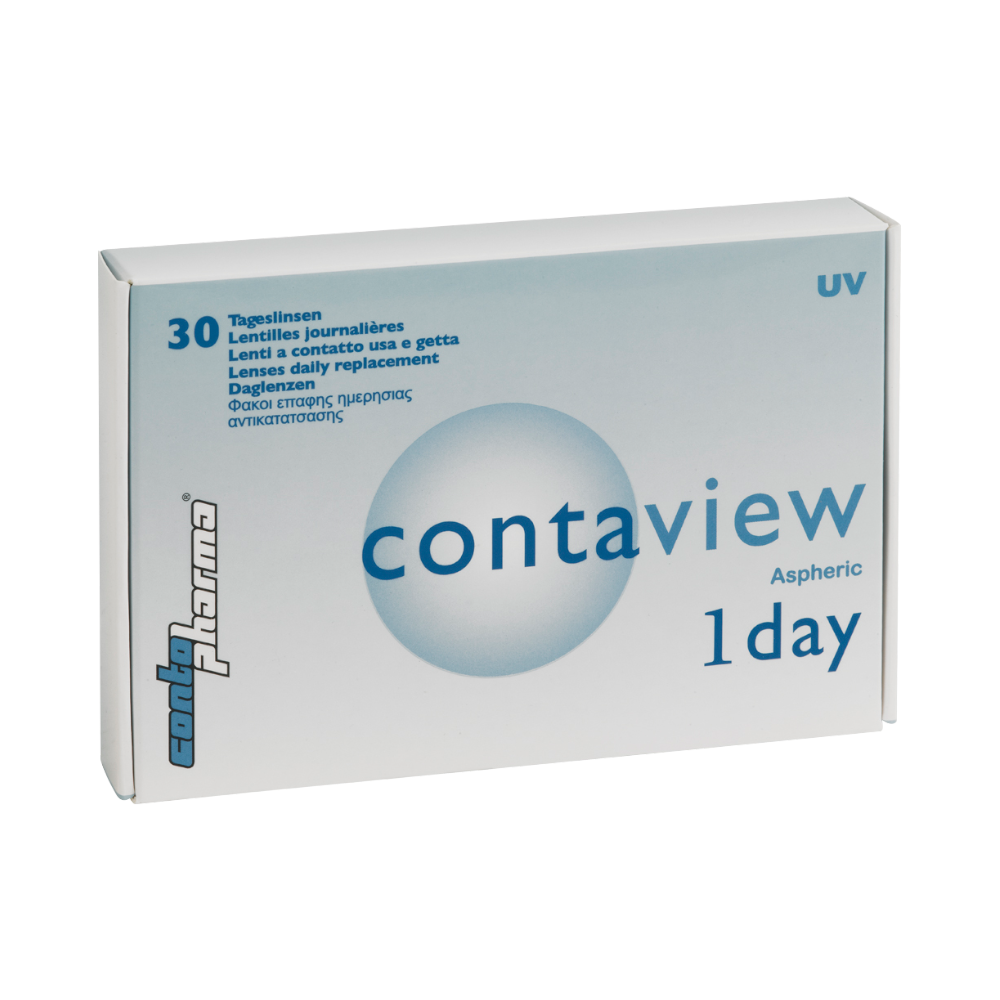 Contaview Aspheric 1day UV - 30 lentilles journalières