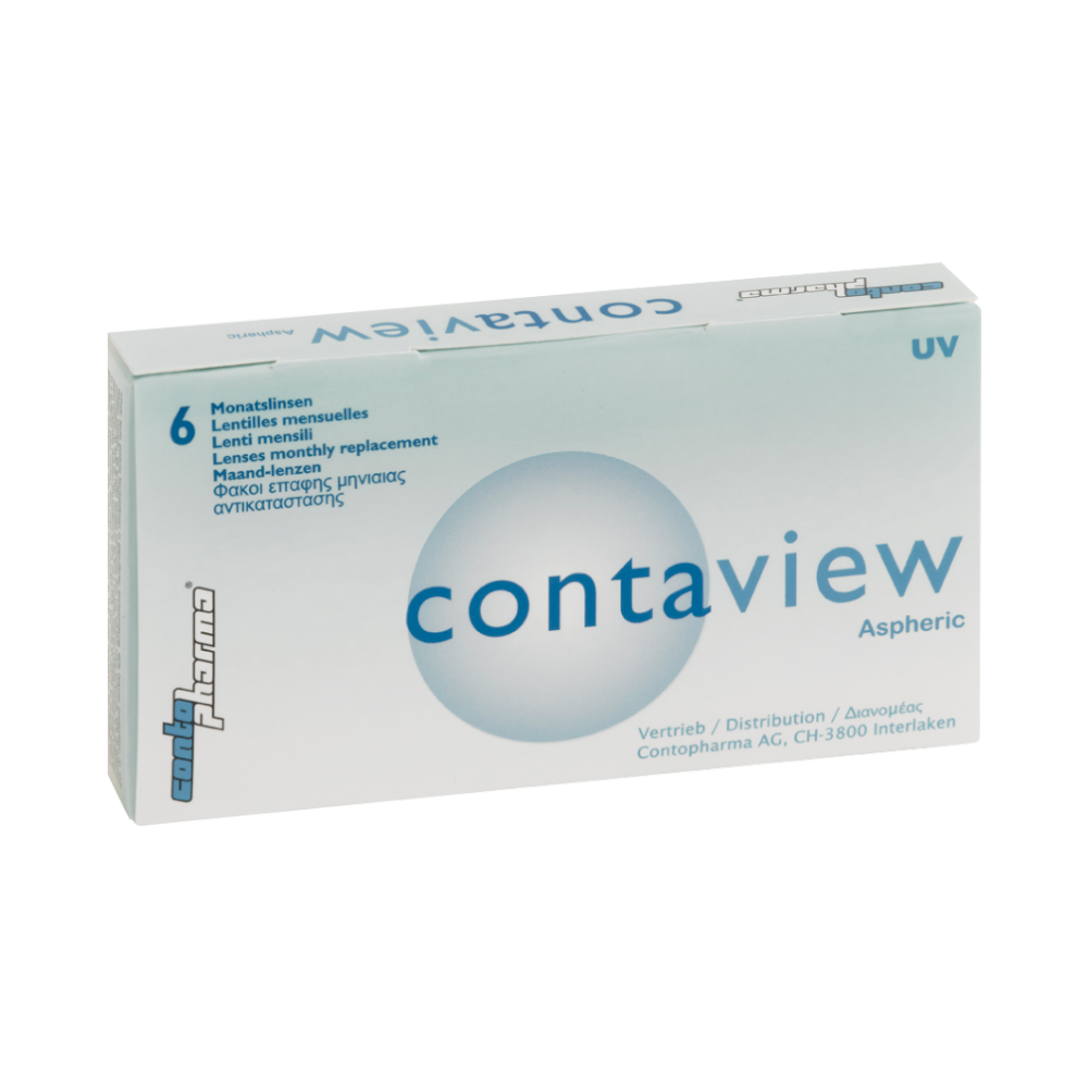 Contaview Aspheric UV - 6 lentilles mensuelles