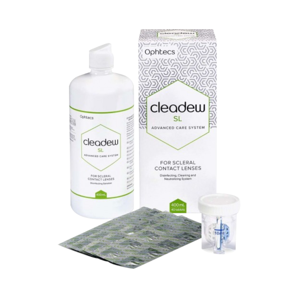 Cleadew SL - 100ml + 10 compresse + contenitore per lenti