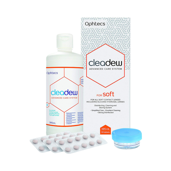 Cleadew Soft - 385ml + 30 Tabletten + Behälter