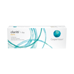 Le produit Clariti 1 day toric - 30 lentilles journalières est valable chez mrlens