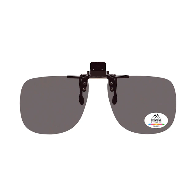 Montana Eyewear - Polarized Clip-ons - Fit-overs Black 1969A