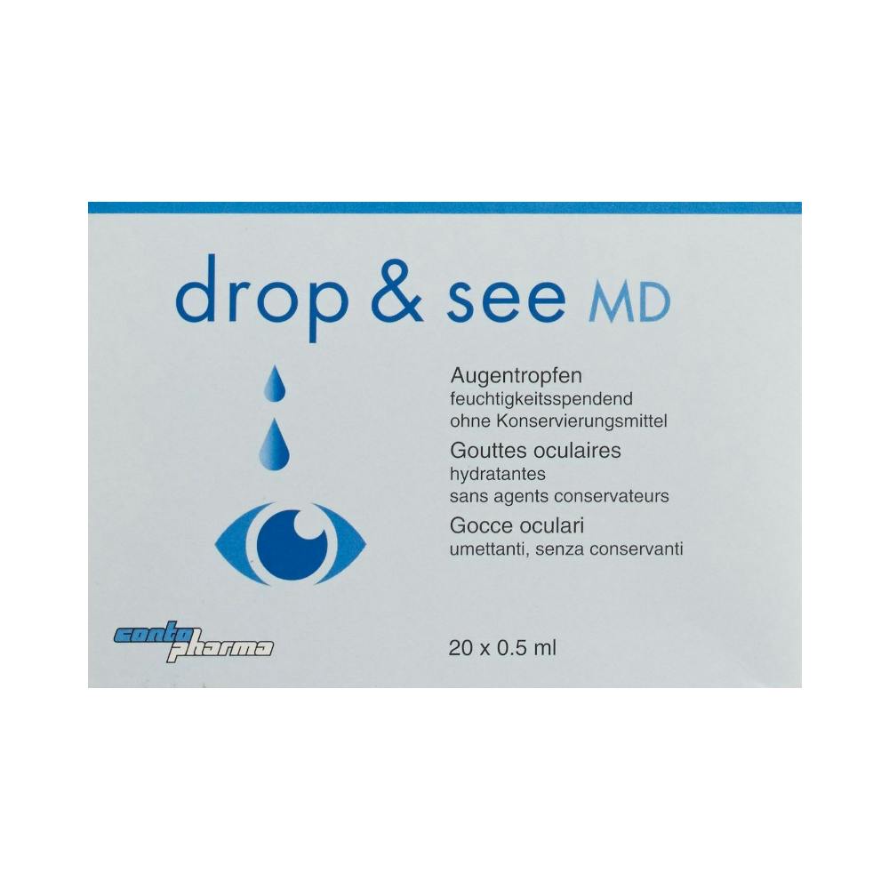 CONTOPHARMA drop + see - 20 x 0.5 ml ampoules front
