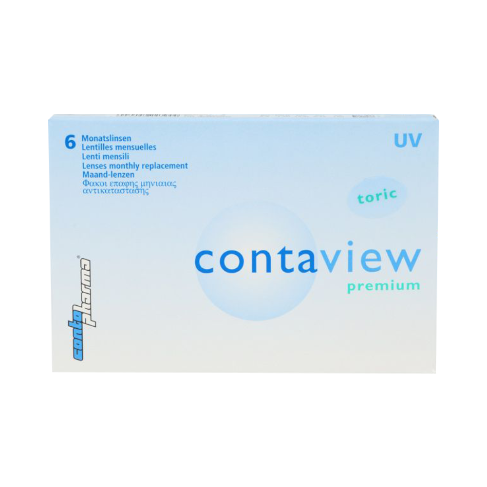 Contaview Premium Toric UV - 6 lentilles mensuelles