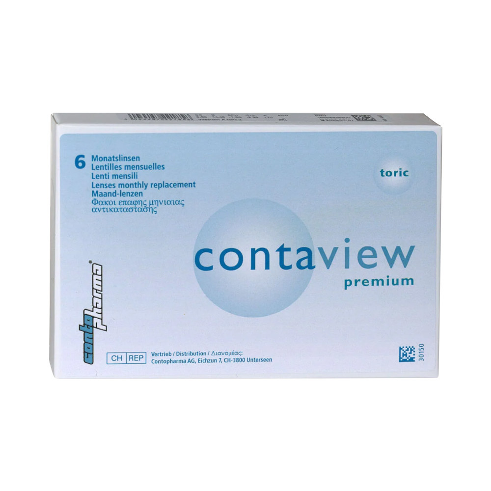 Contaview premium toric UV - 6 Monatslinsen