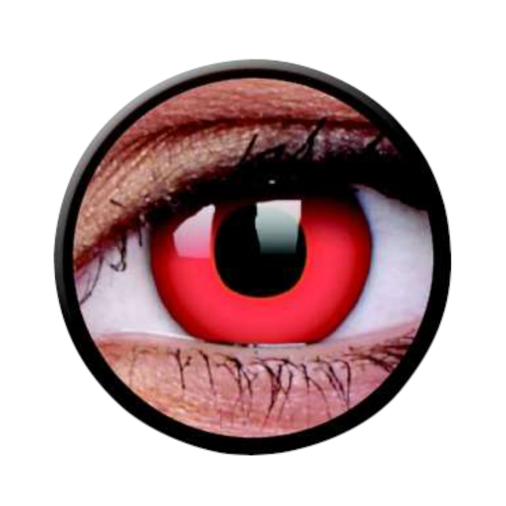 ColourVUE Crazy Lens One Day Red Devil - 2 lentilles journalières colorées