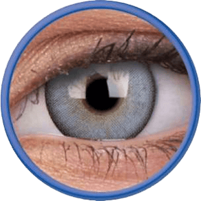 ColourVUE Lumina Sparkling Blue - 2 lentilles de trois mois