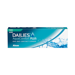 Das Produkt Dailies AquaComfort Plus Toric - 30 Tageslinsen ist auf mrlens bestellbar