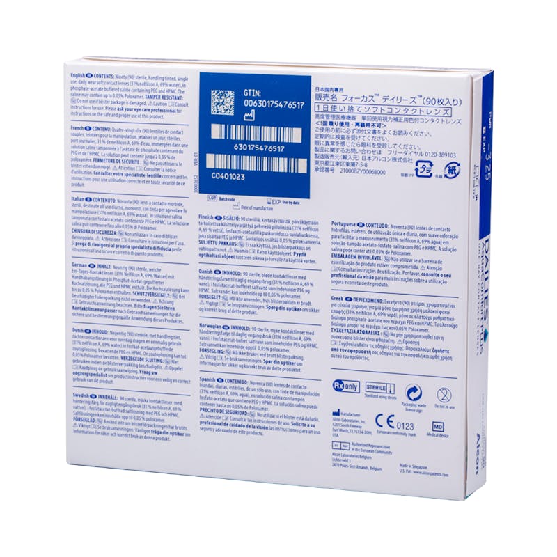 DAILIES AquaComfort PLUS - 90 daglenzen