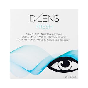 DLENS FRESH Eye Drops - 20x0.4ml ampoules