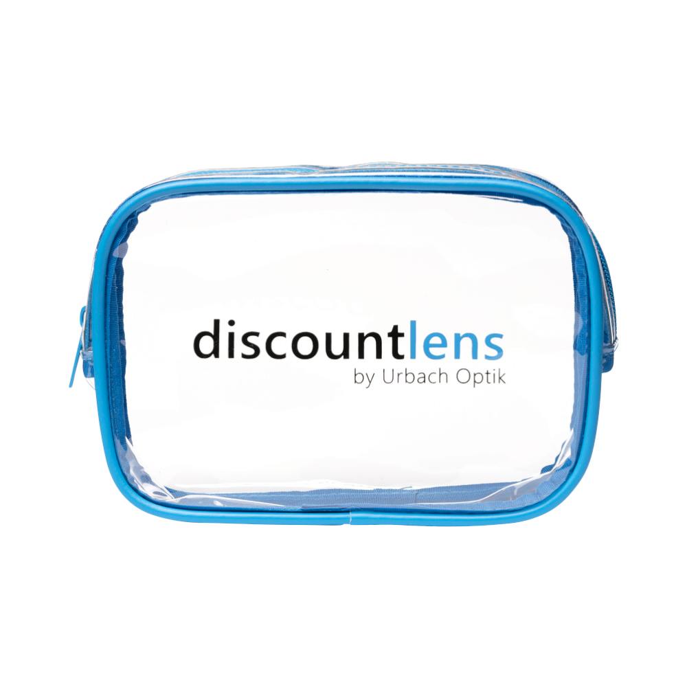 Discountlens Transparent Travel Bag front