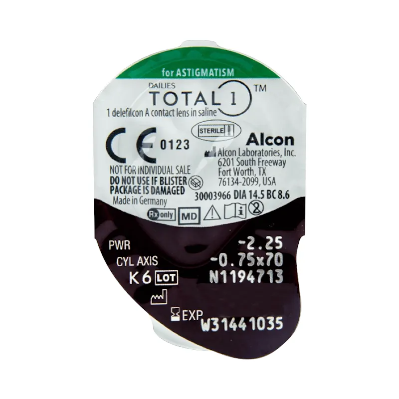 DAILIES TOTAL1 for Astigmatism - 5 Probelinsen