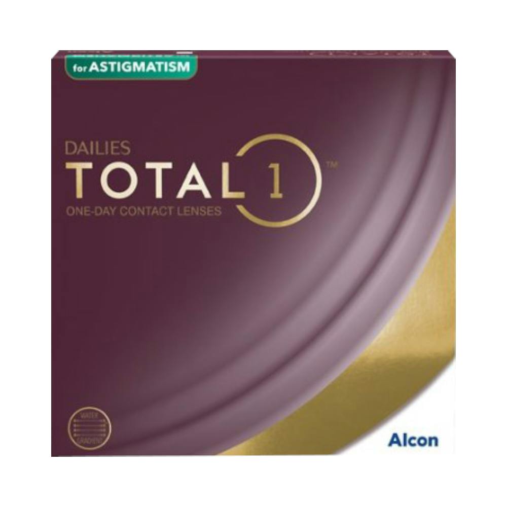 Dailies Total 1 for Astigmatism 90 front