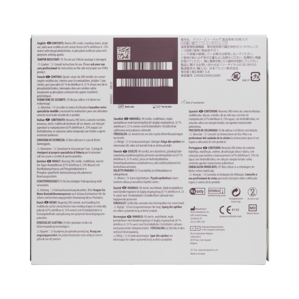 DAILIES TOTAL1 Multifocal 180