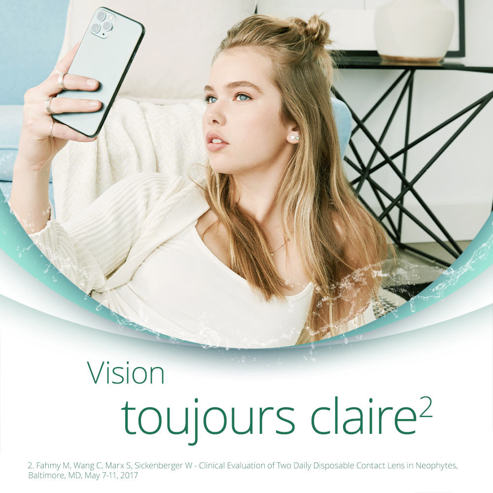 DAILIES AquaComfort PLUS Toric - 90 lentilles journalières - marketing