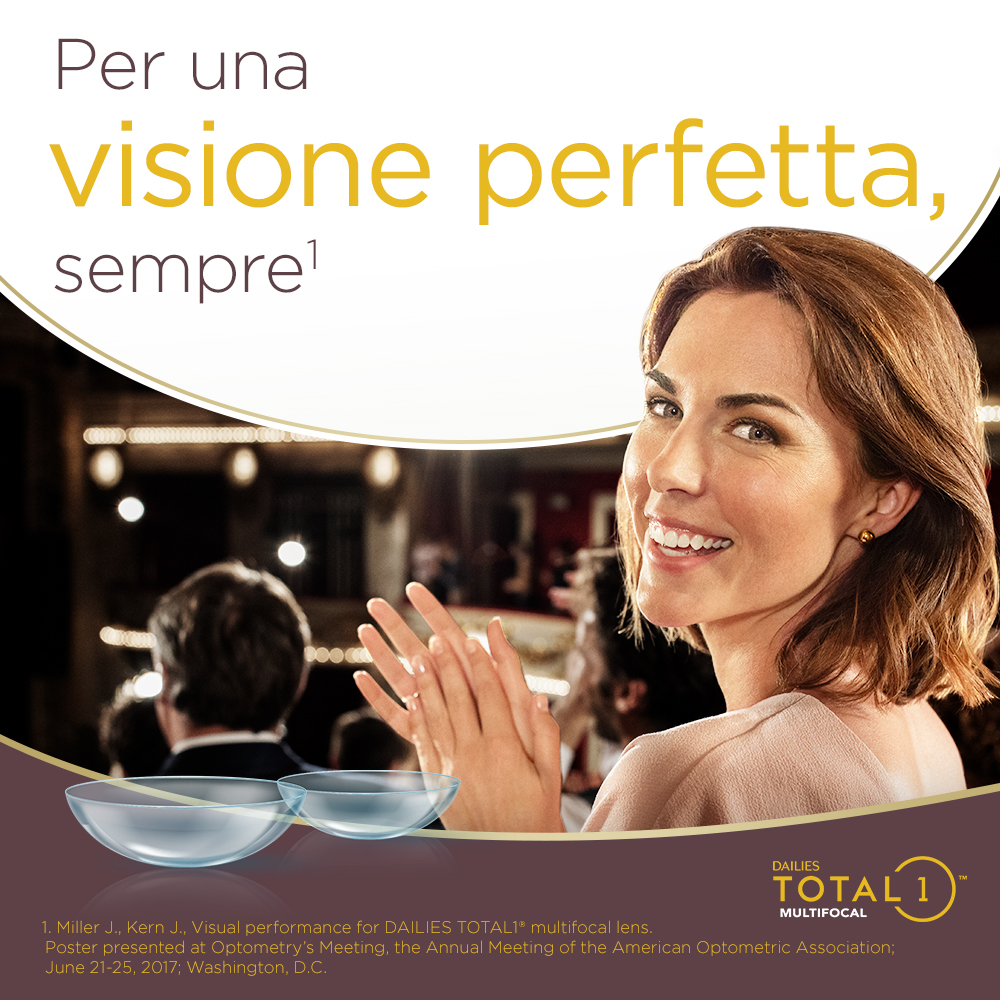 DAILIES TOTAL1 Multifocal - 90 lenti giornaliere - marketing