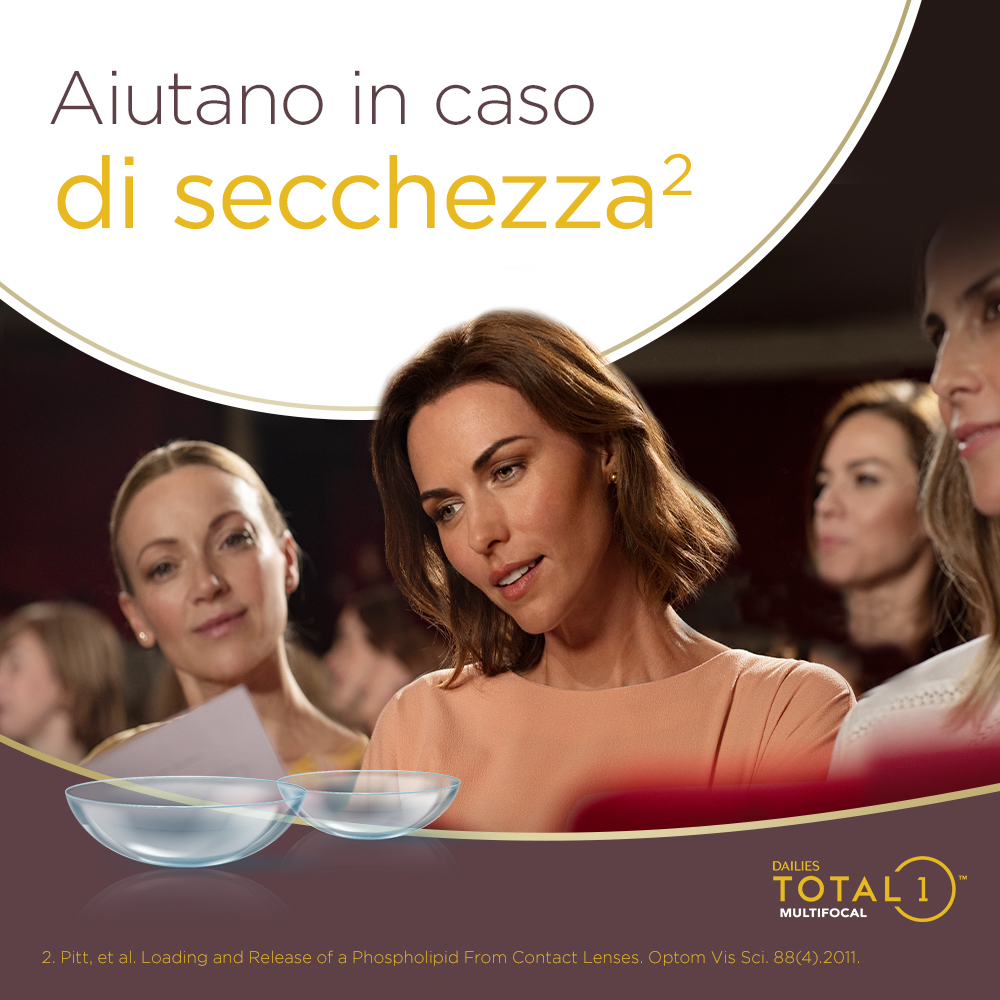 DAILIES TOTAL1 Multifocal - 90 lenti giornaliere - marketing