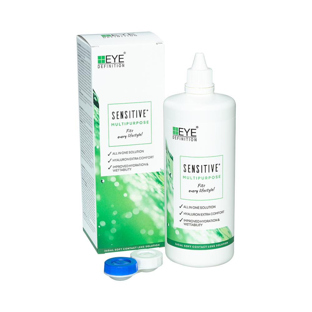 EyeDefinition SENSITIVE - 360ml + étui pour lentilles