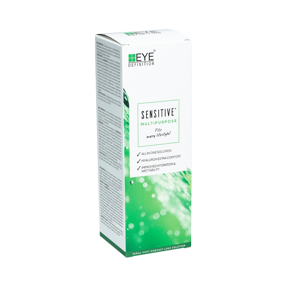 EyeDefinition SENSITIVE - 360ml + étui pour lentilles