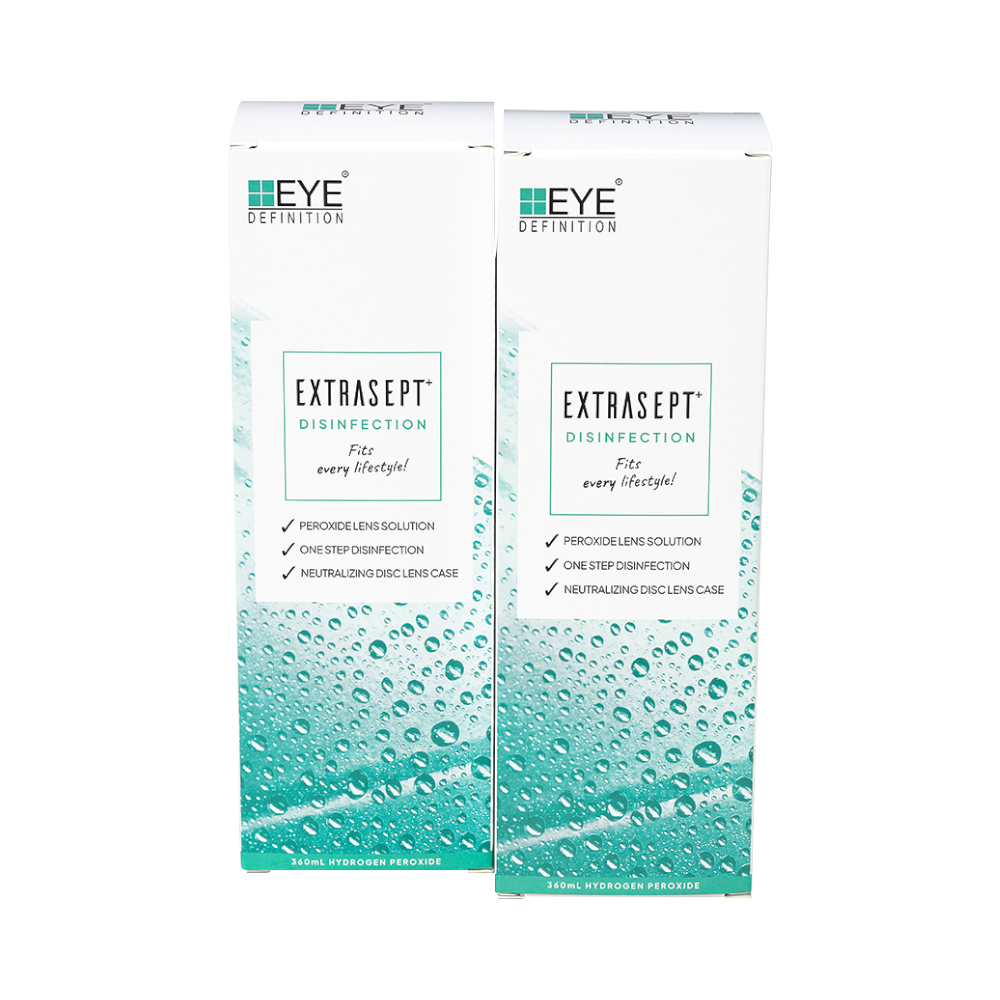 EyeDefinition EXTRASEPT - 2x360ml + 2 étuis pour lentilles