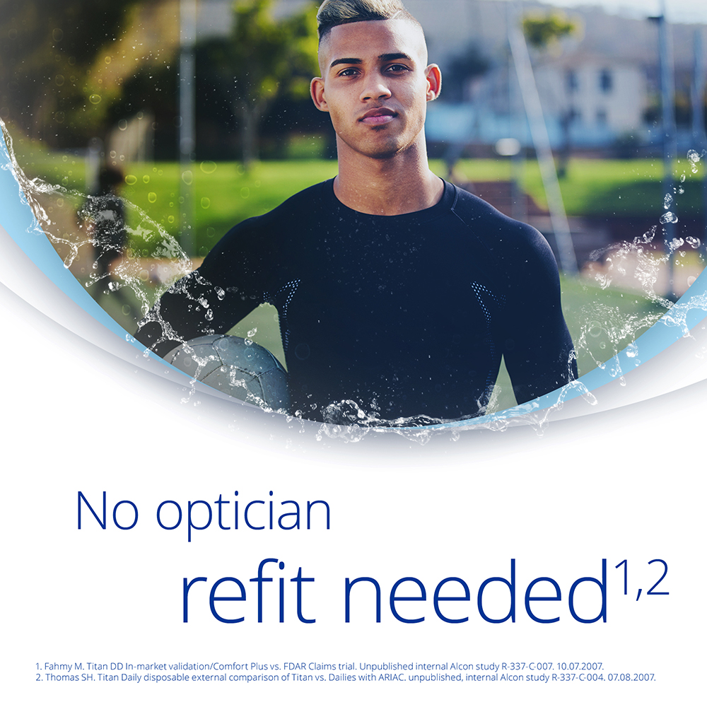 Focus DAILIES All Day Comfort - 90 daily lenses - marketing