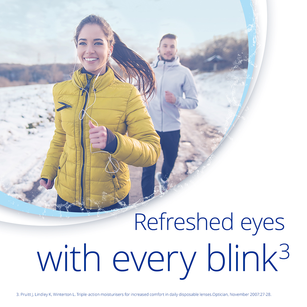 Focus DAILIES All Day Comfort - 90 daily lenses - marketing